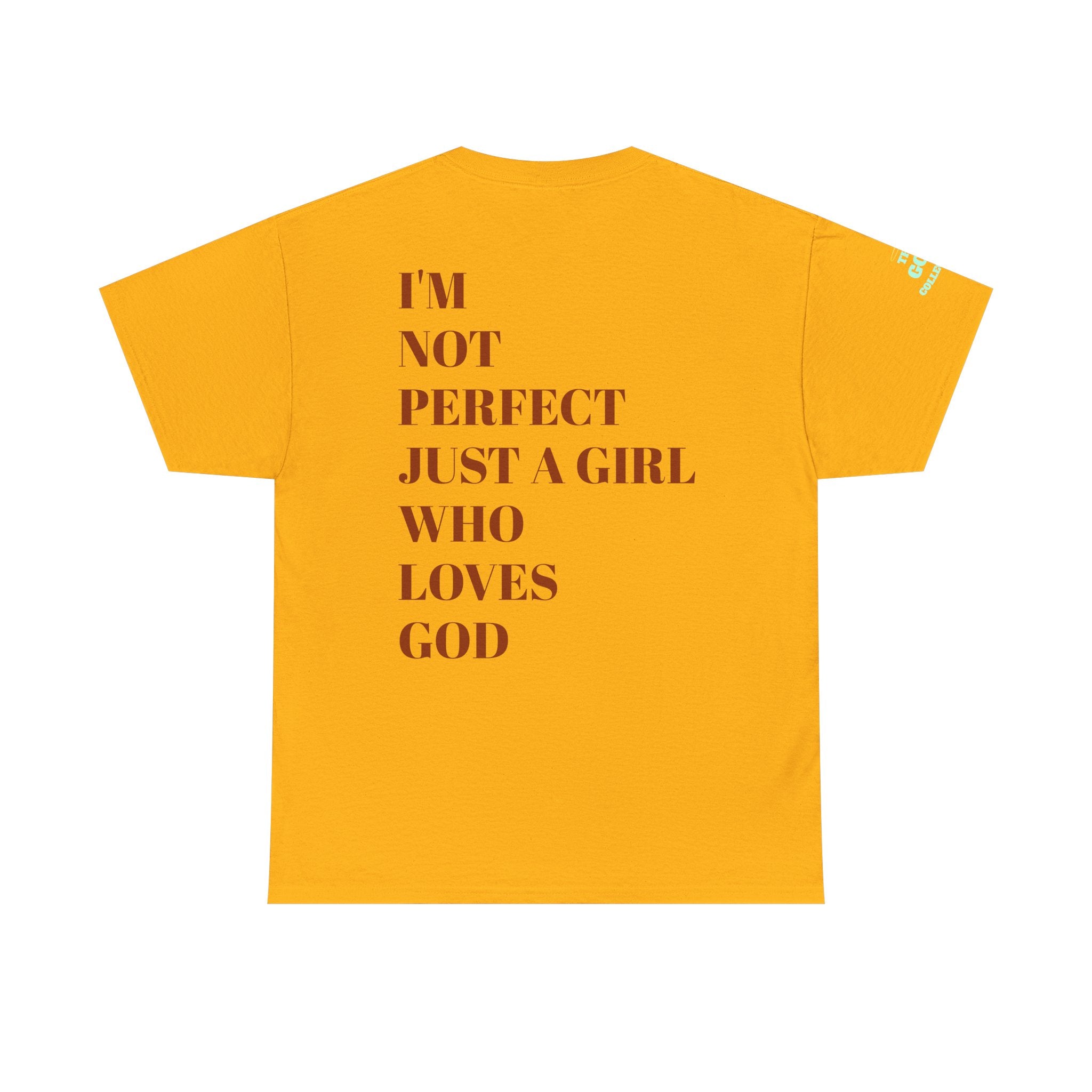 Just a girl who love God Heavy Cotton Tee