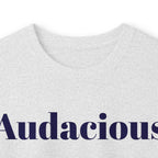 Audacious Long Sleeve Tee — "Audacious in God" Inspirational Faith Shirt