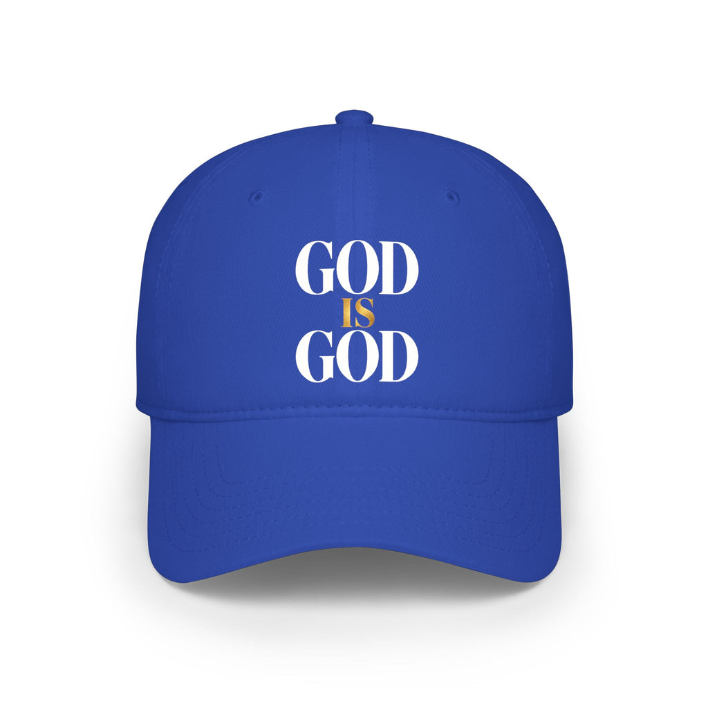 GOD IS GOD  Embroidered Cap — Christian Faith Baseball Hat