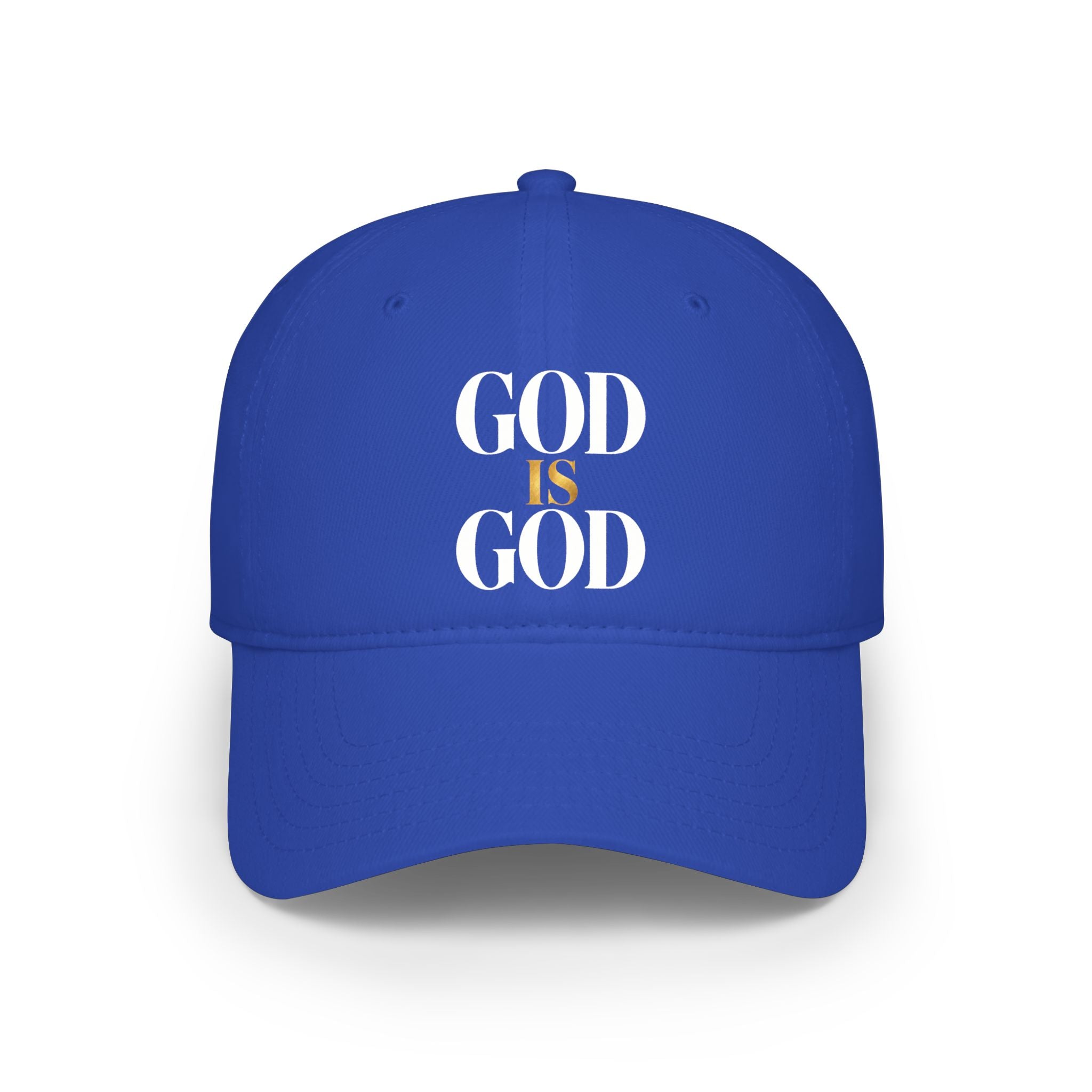 GOD IS GOD  Embroidered Cap — Christian Faith Baseball Hat