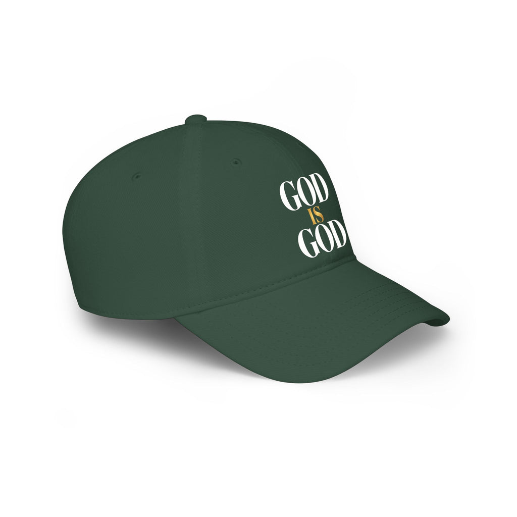 GOD IS GOD  Embroidered Cap — Christian Faith Baseball Hat