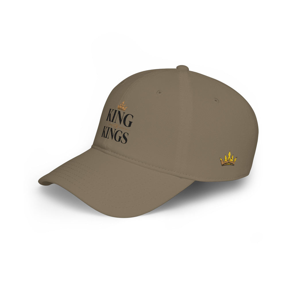 King of Kings Revelation 19:16 Baseball Cap — Embroidered Crown Hat
