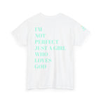 Just a girl who love God Heavy Cotton Tee