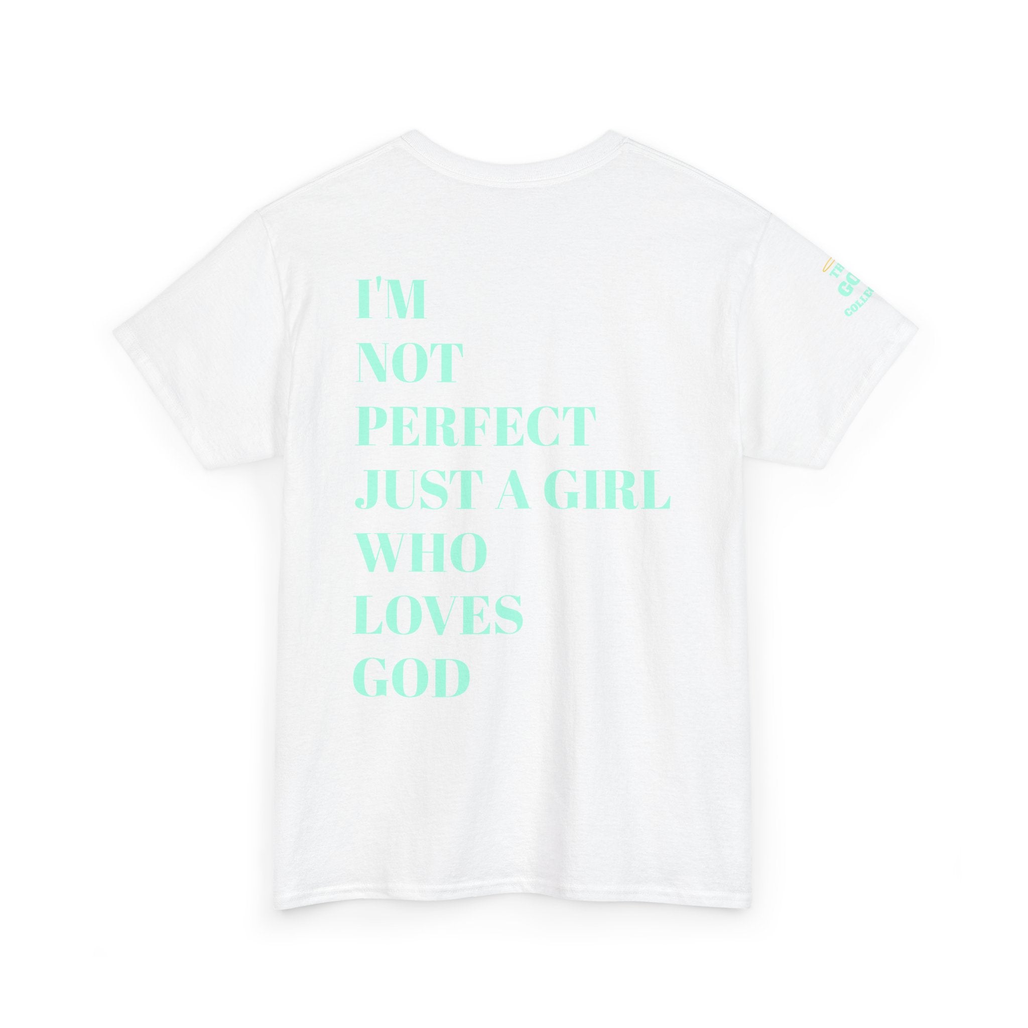 Just a girl who love God Heavy Cotton Tee