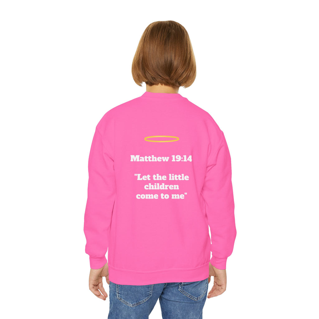 Matthew 19: 14 Youth  Sweatshirt
