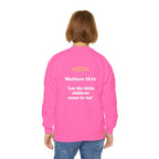Matthew 19: 14 Youth  Sweatshirt