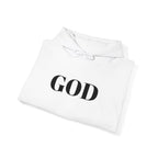 The GOD Hoodie - Minimal Faith Statement Sweatshirt
