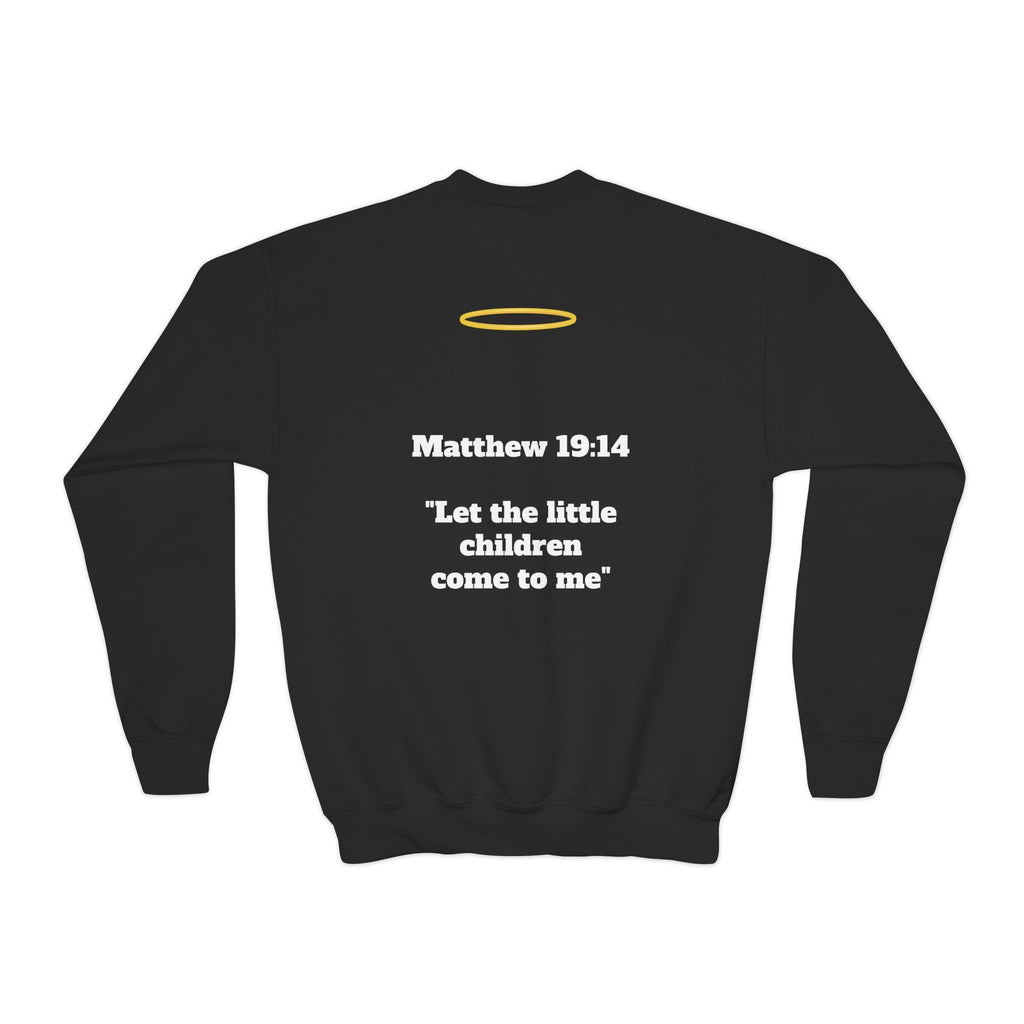 Matthew 19: 14 Youth  Sweatshirt