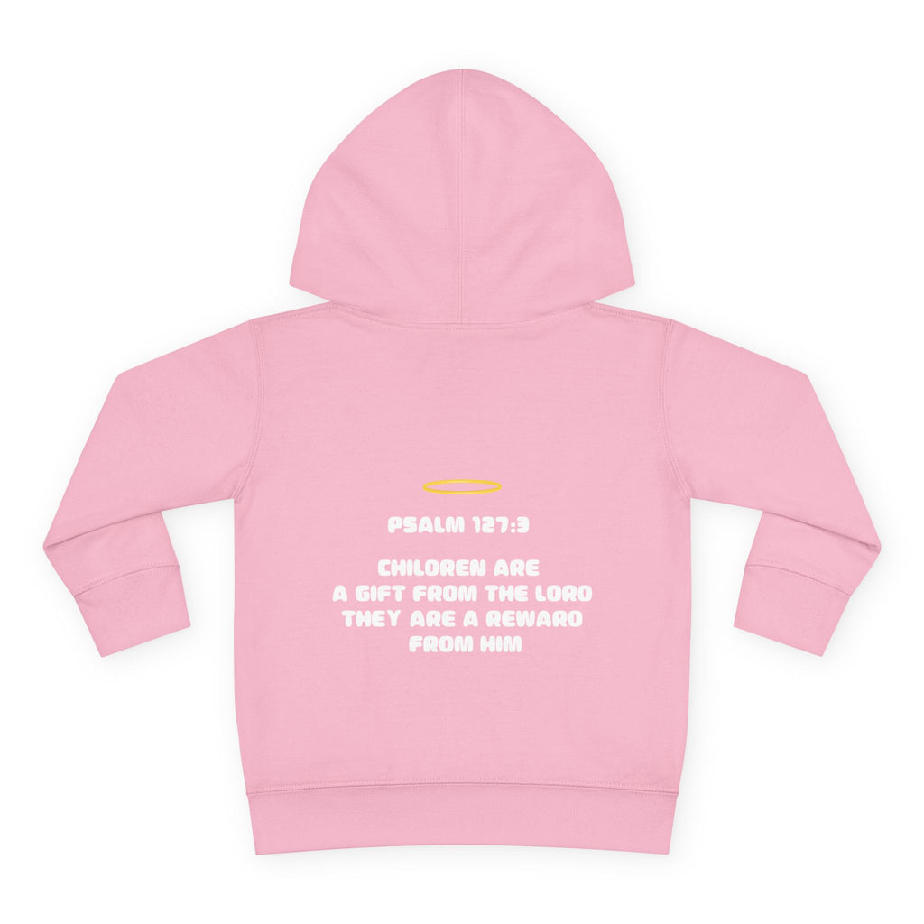 Psalm 127:3 Toddler Hoodie | Halo Graphic Pullover