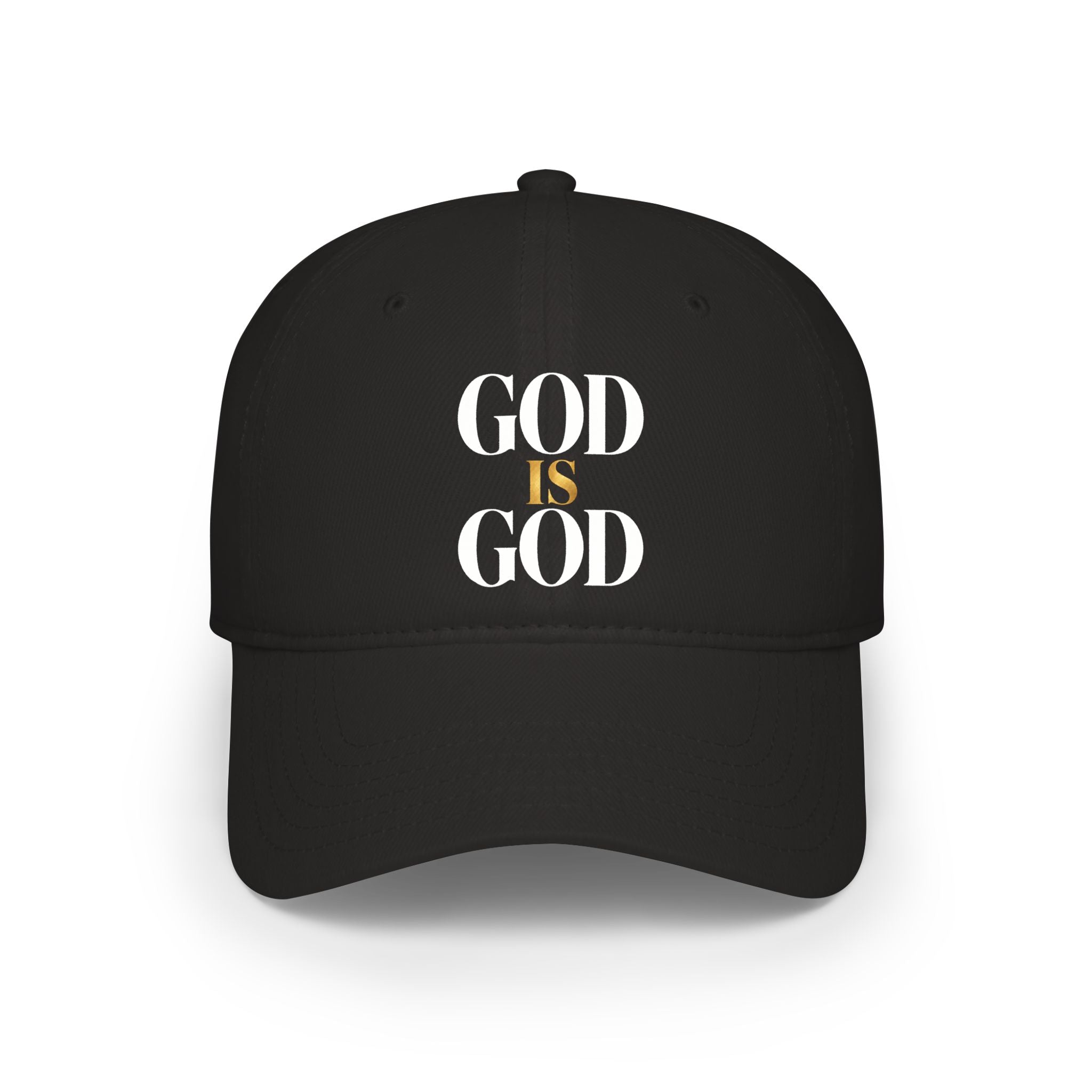 GOD IS GOD  Embroidered Cap — Christian Faith Baseball Hat
