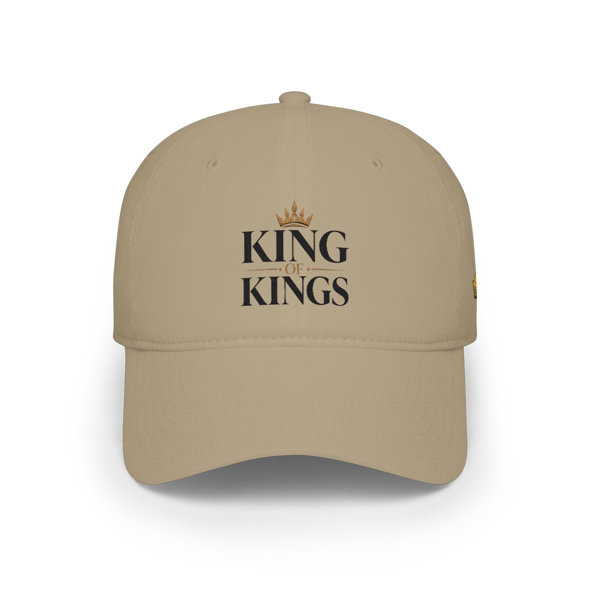 King of Kings Revelation 19:16 Baseball Cap — Embroidered Crown Hat