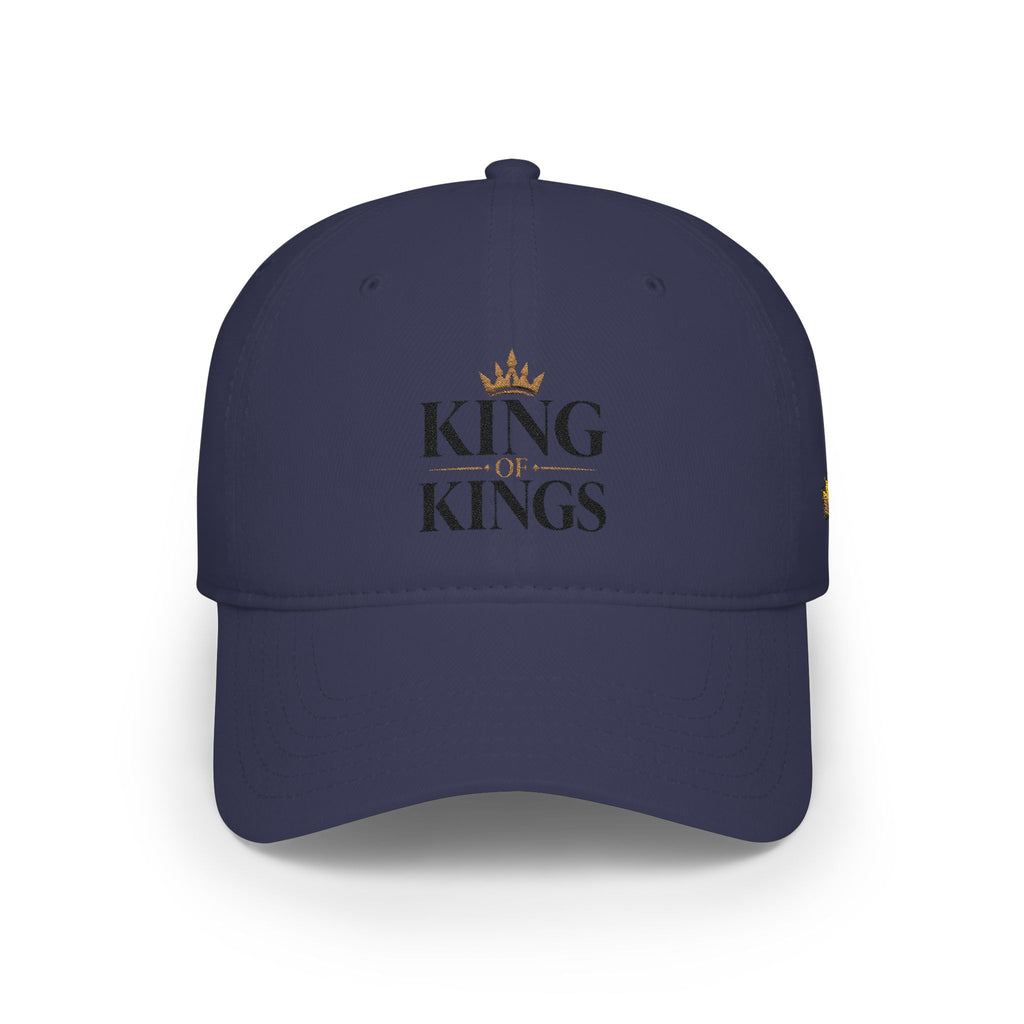 King of Kings Revelation 19:16 Baseball Cap — Embroidered Crown Hat