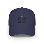 King of Kings Revelation 19:16 Baseball Cap — Embroidered Crown Hat