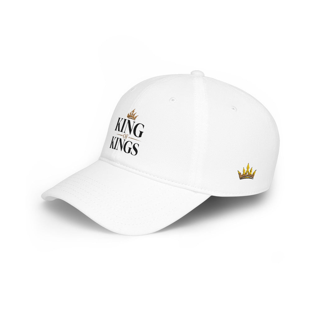 King of Kings Revelation 19:16 Baseball Cap — Embroidered Crown Hat