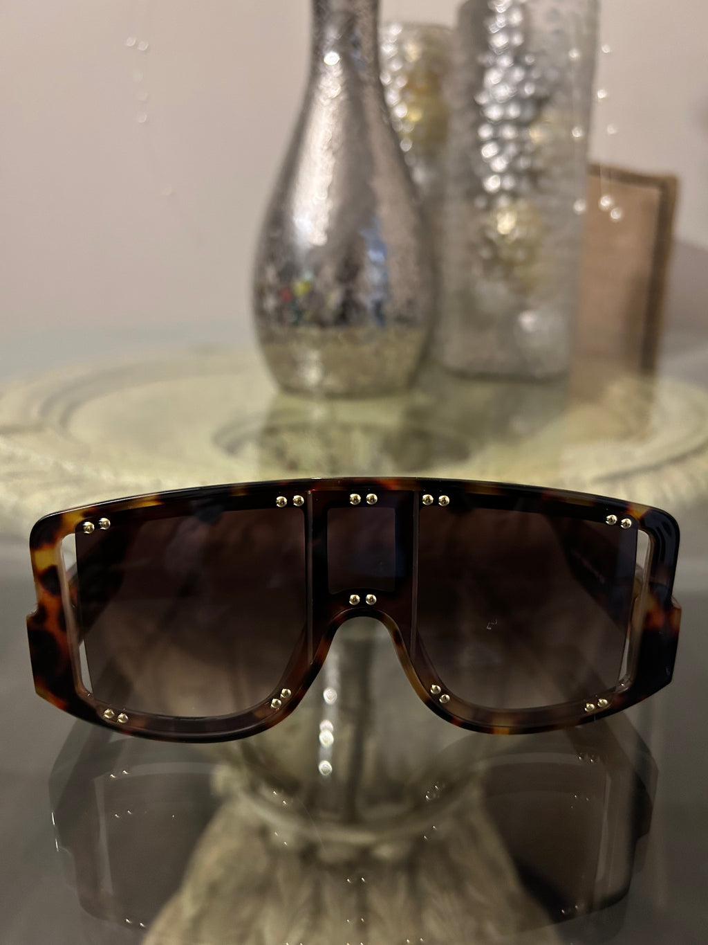 Artisan Shield Beaded Statement Shades