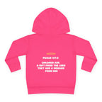 Psalm 127:3 Toddler Hoodie | Halo Graphic Pullover