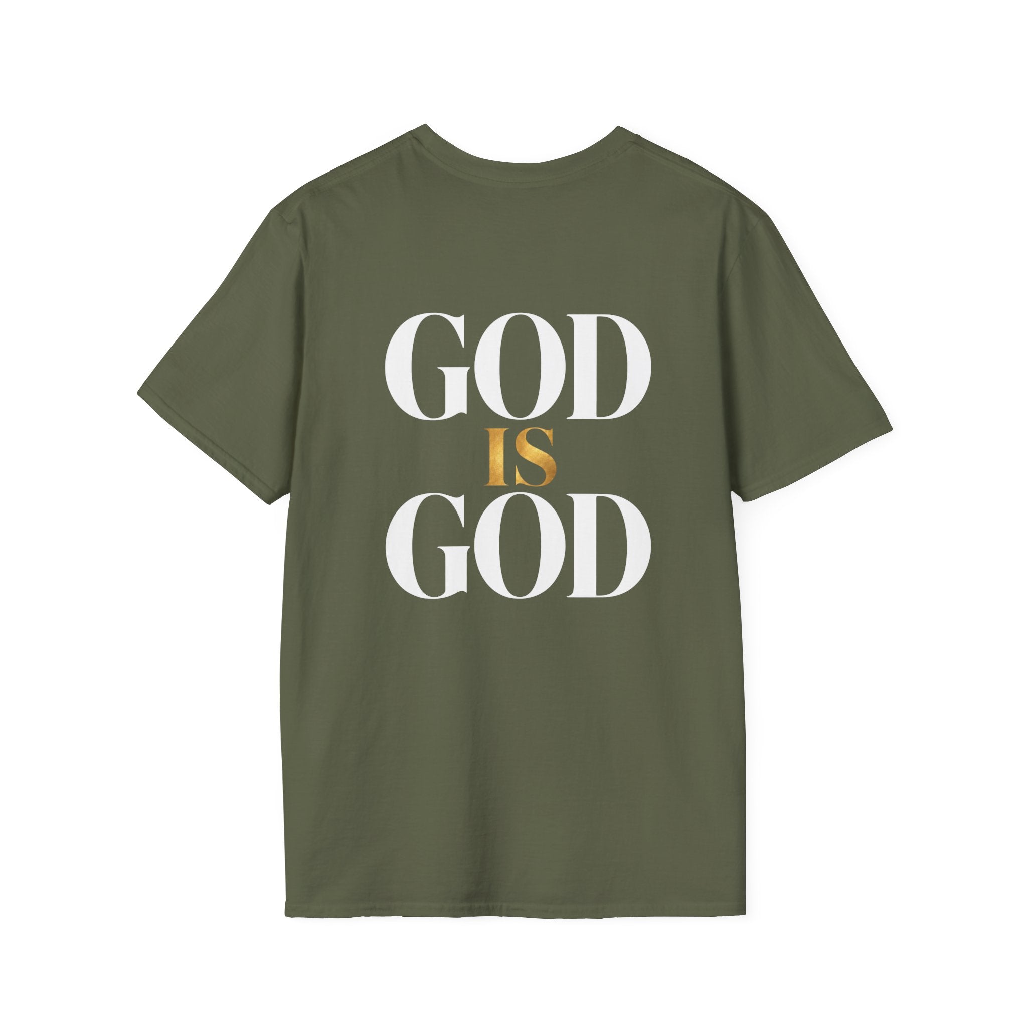 God Is God T-Shirt — Faith Inspired Minimalist Christian Tee