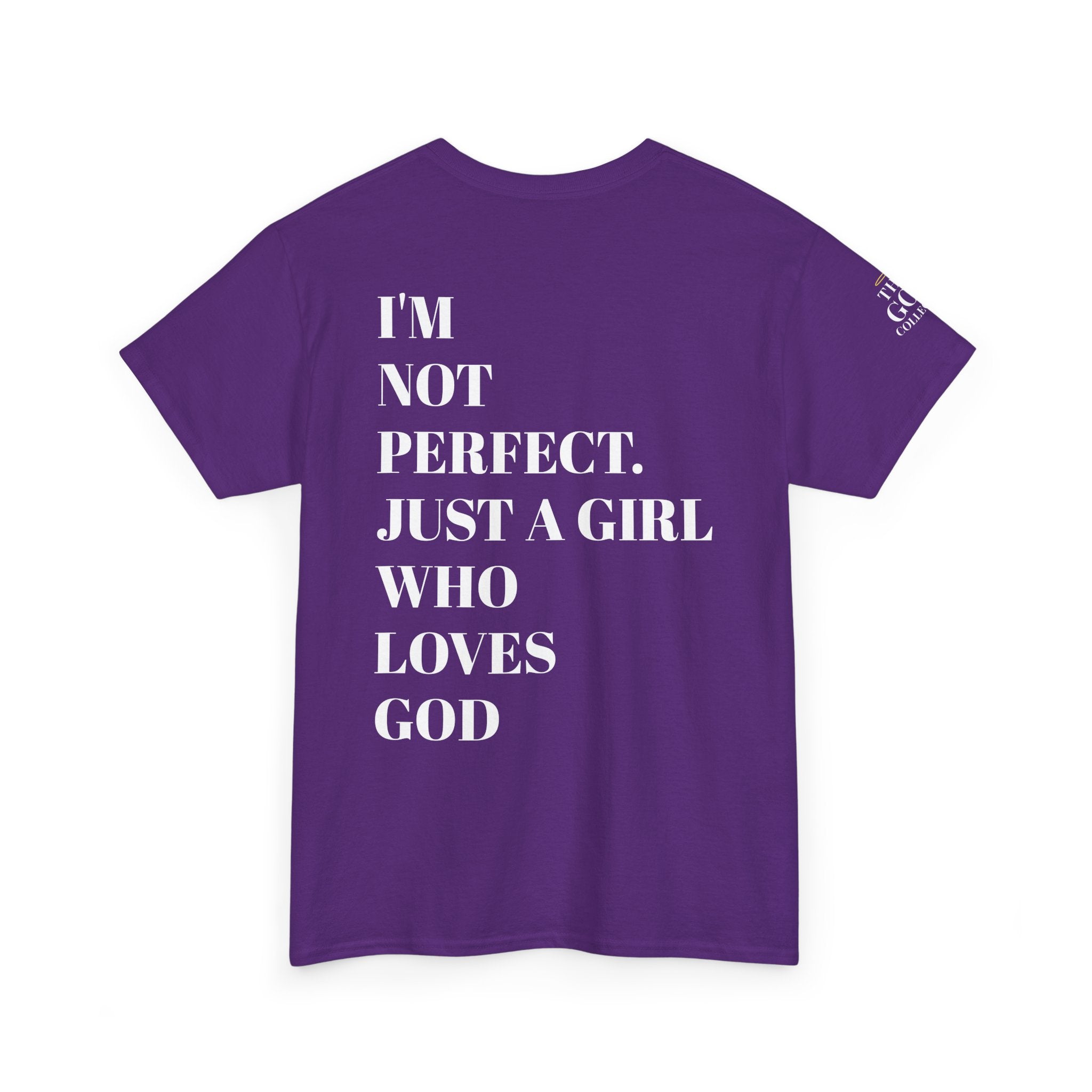 Just a girl who love God Heavy Cotton Tee