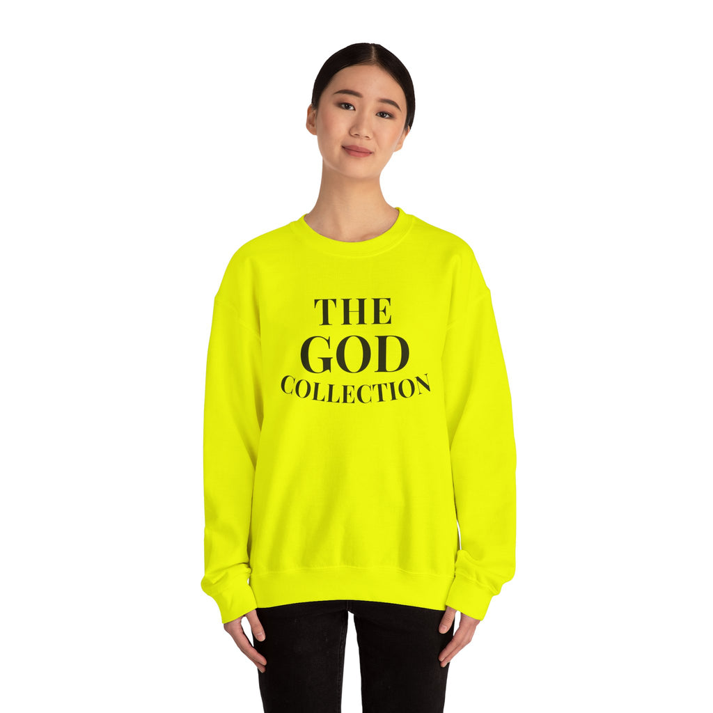 The God Collection sweatshirt | 1 John 4:4 scripture crewneck