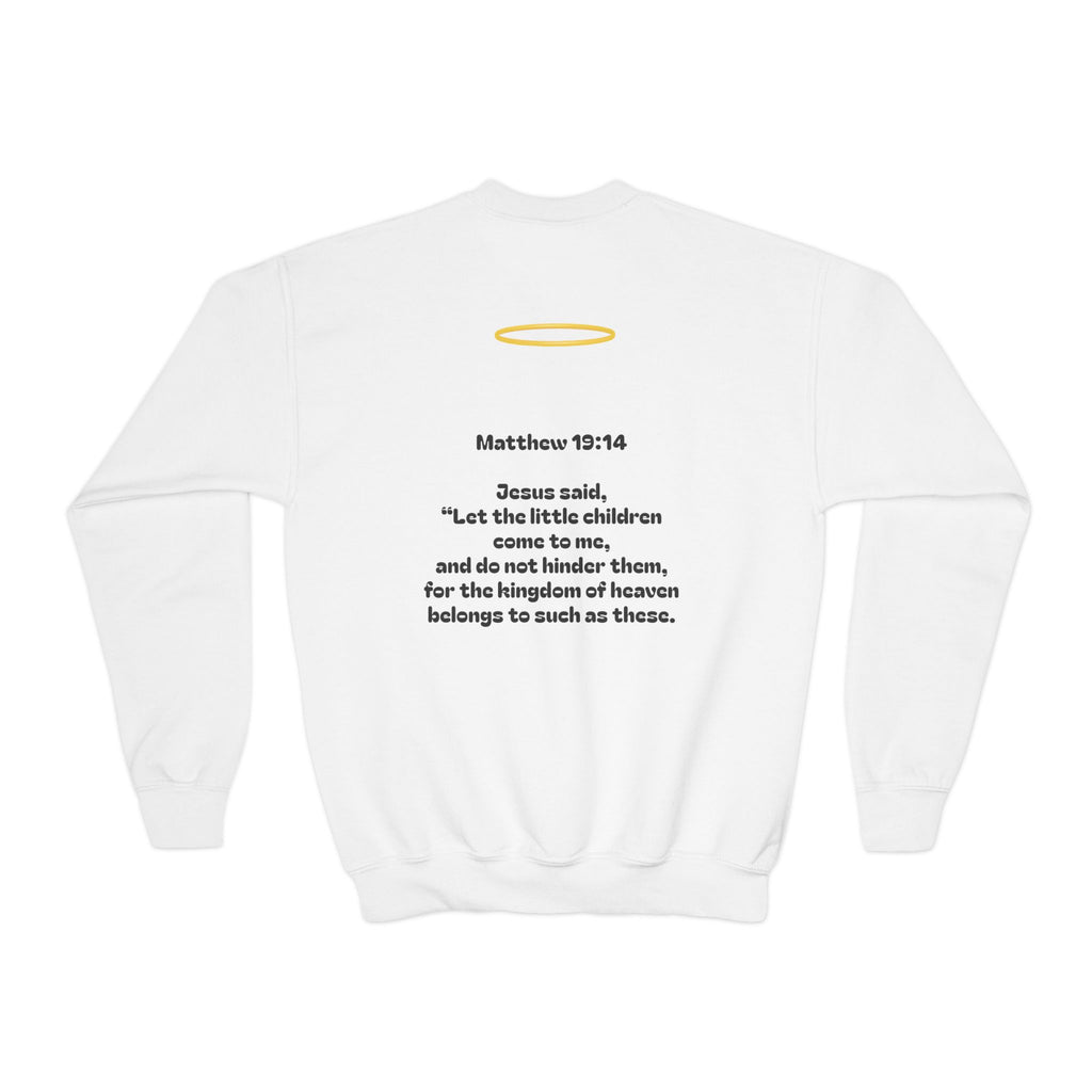 Matthew 19: 14 Youth  Sweatshirt