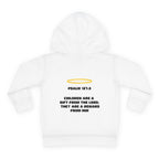 Psalm 127:3 Toddler Hoodie | Halo Graphic Pullover