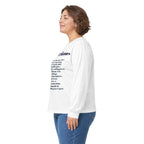 Audacious Long Sleeve Tee — "Audacious in God" Inspirational Faith Shirt