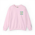 God God Crewneck Sweatshirt — Minimal Faith Graphic Pullover