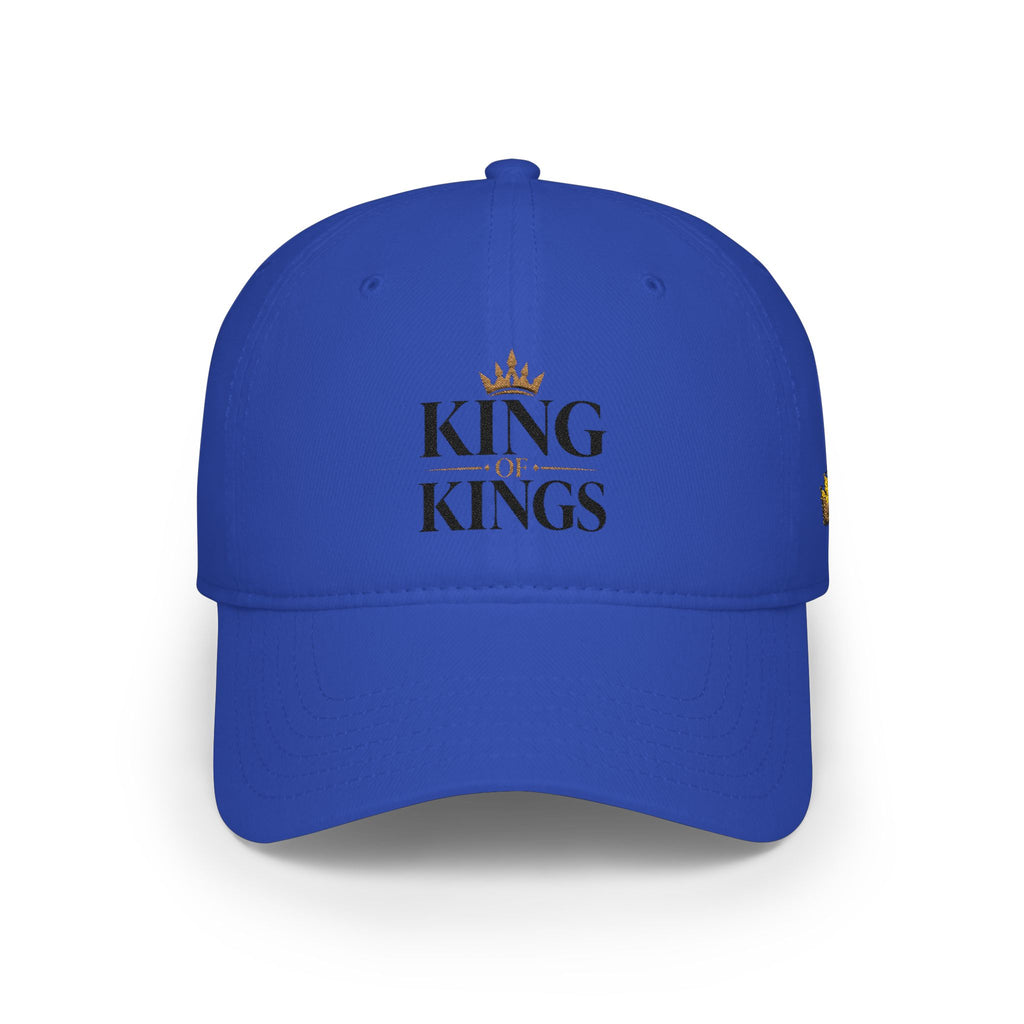 King of Kings Revelation 19:16 Baseball Cap — Embroidered Crown Hat