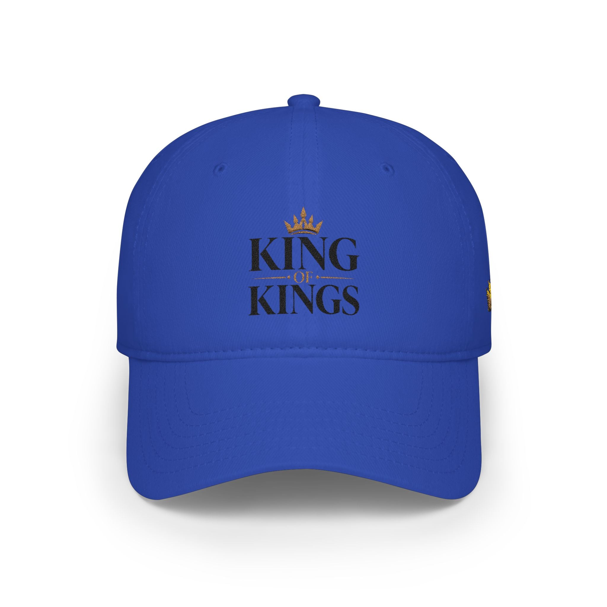 King of Kings Revelation 19:16 Baseball Cap — Embroidered Crown Hat