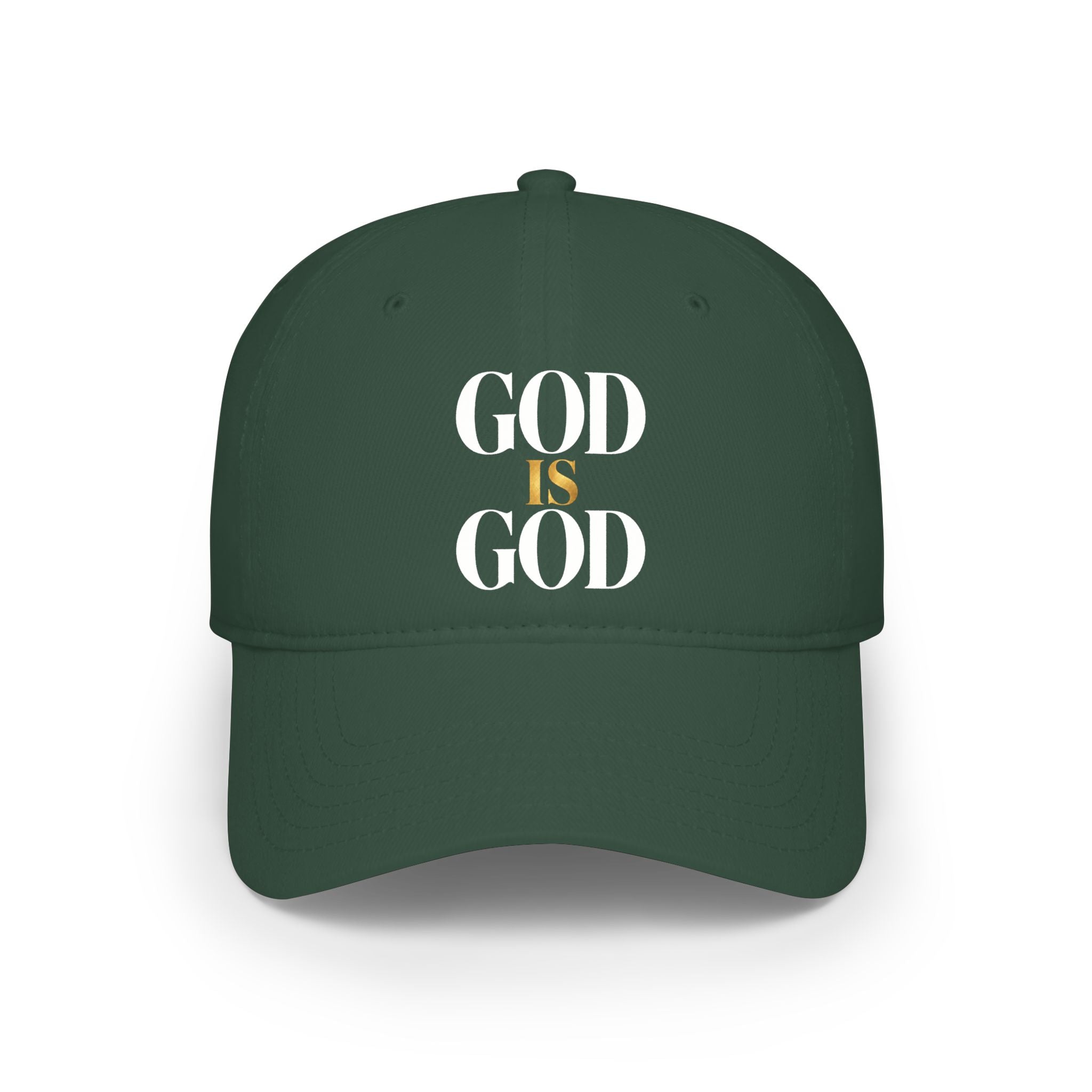 GOD IS GOD  Embroidered Cap — Christian Faith Baseball Hat