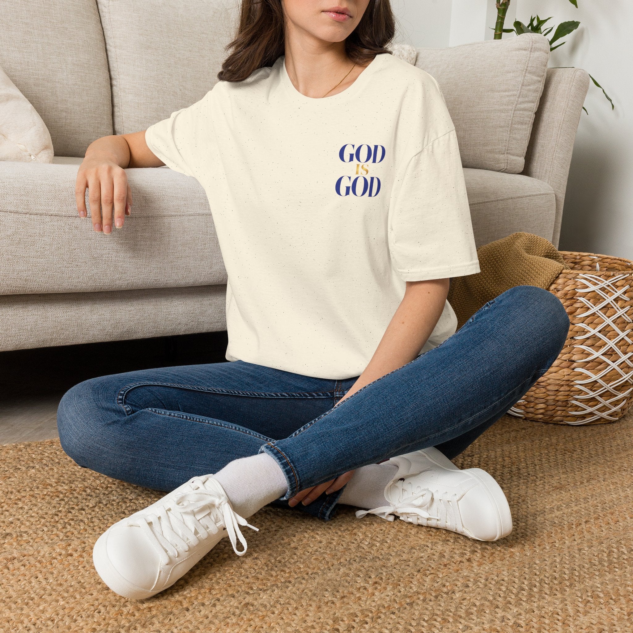 God Is God T-Shirt — Faith Inspired Minimalist Christian Tee