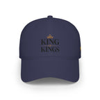 King of Kings Revelation 19:16 Baseball Cap — Embroidered Crown Hat