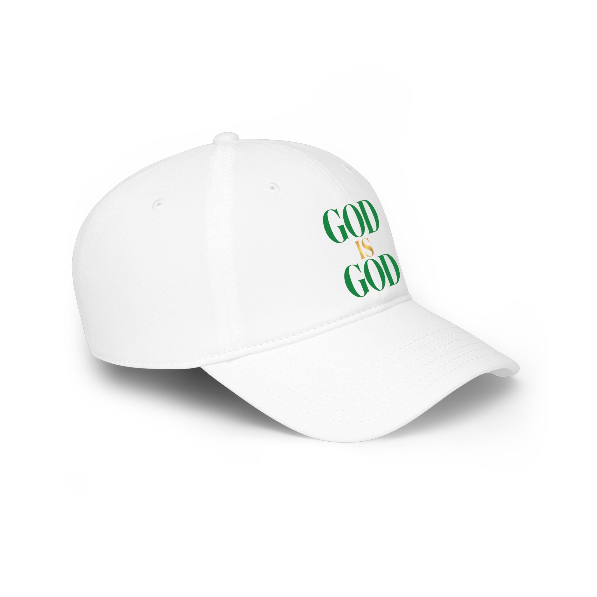 GOD IS GOD  Embroidered Cap — Christian Faith Baseball Hat