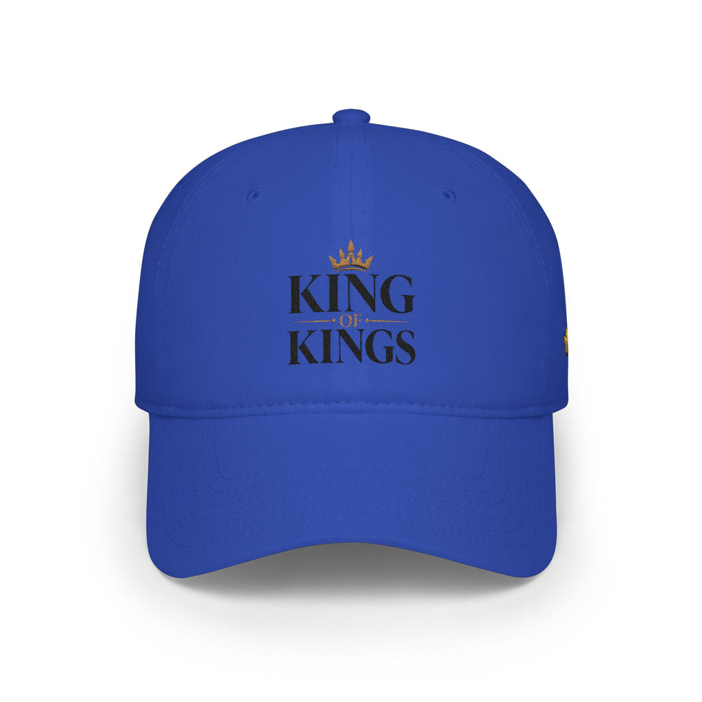 King of Kings Revelation 19:16 Baseball Cap — Embroidered Crown Hat