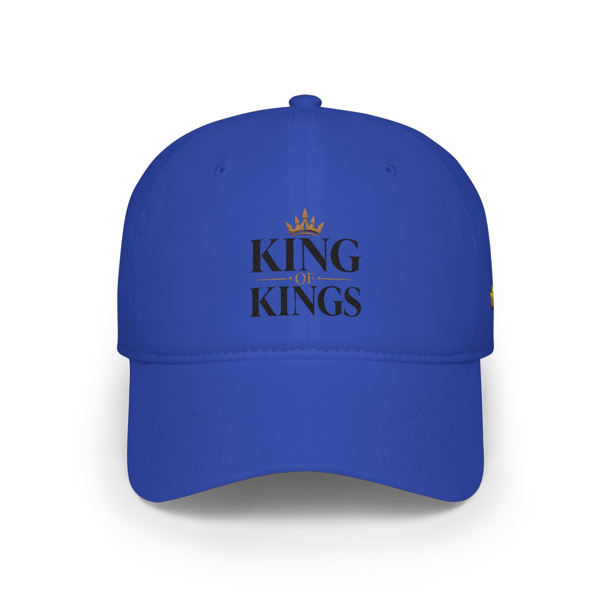 King of Kings Revelation 19:16 Baseball Cap — Embroidered Crown Hat