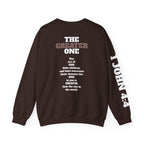 The God Collection sweatshirt | 1 John 4:4 scripture crewneck