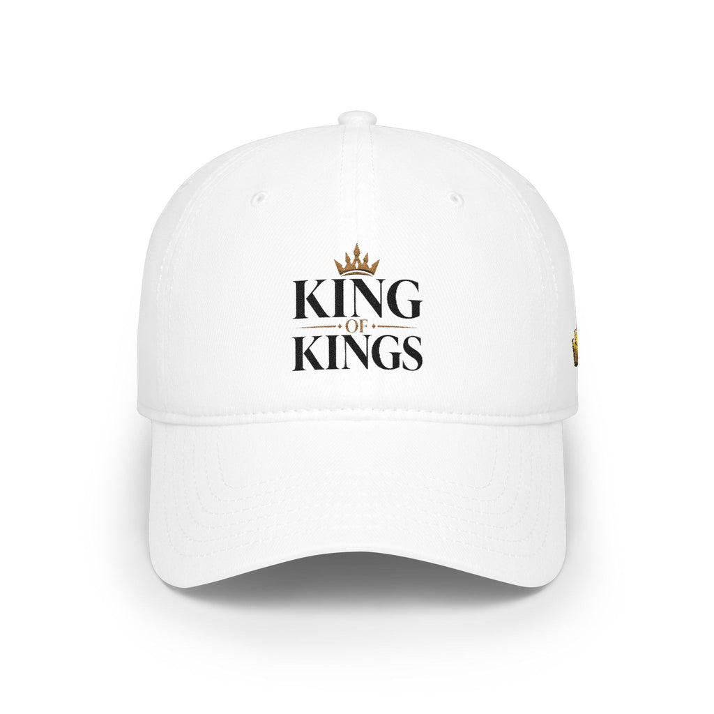 King of Kings Revelation 19:16 Baseball Cap — Embroidered Crown Hat