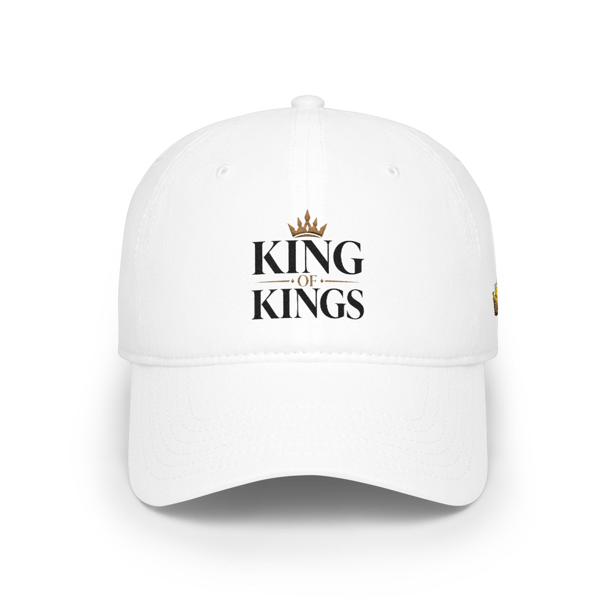 King of Kings Revelation 19:16 Baseball Cap — Embroidered Crown Hat