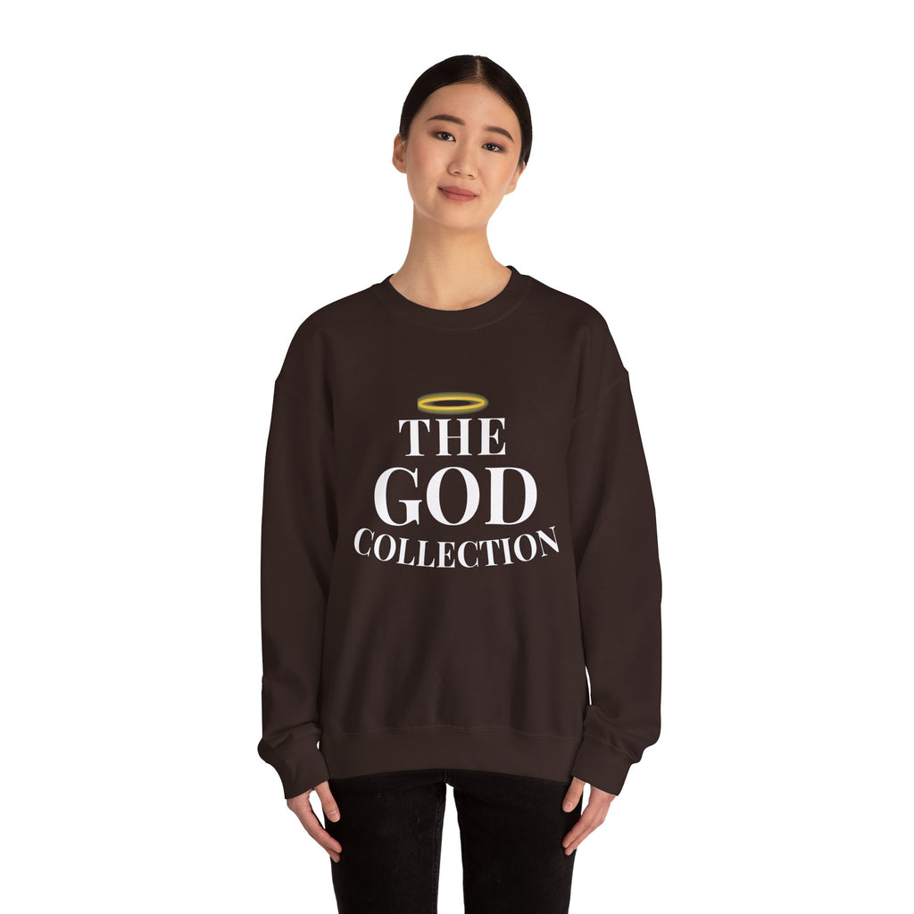 The God Collection sweatshirt | 1 John 4:4 scripture crewneck