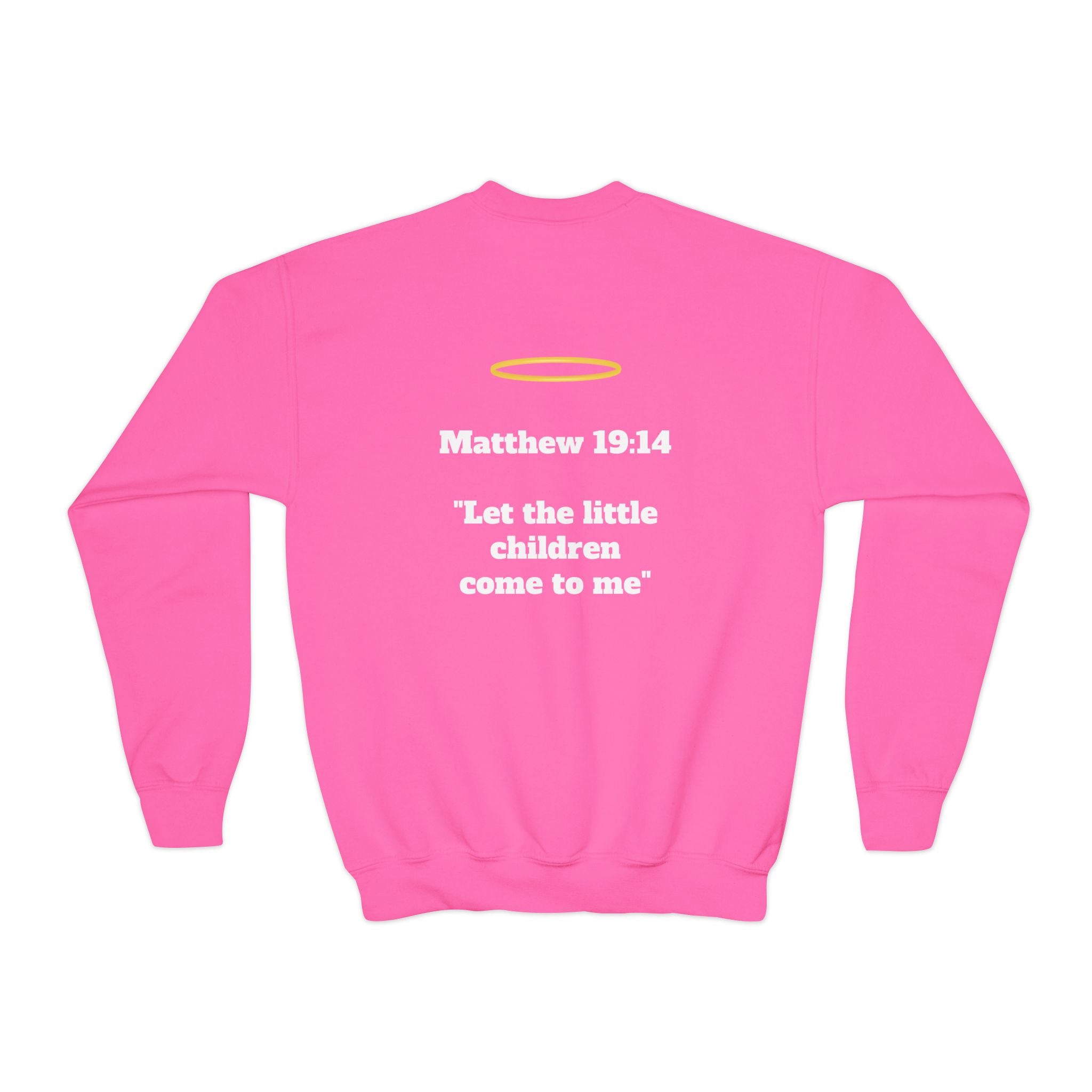 Matthew 19: 14 Youth  Sweatshirt