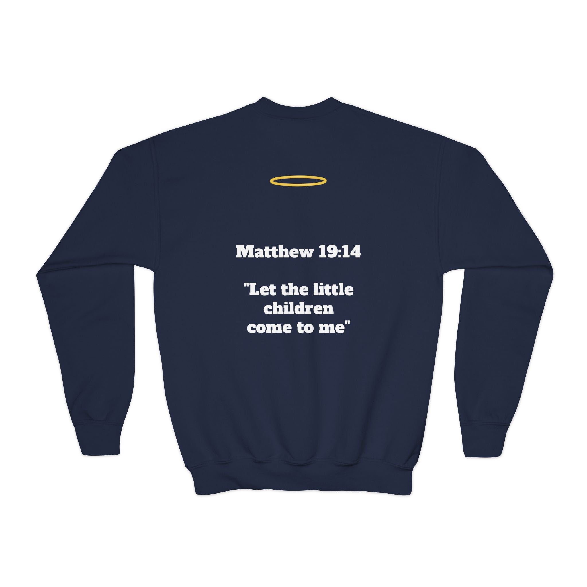 Matthew 19: 14 Youth  Sweatshirt