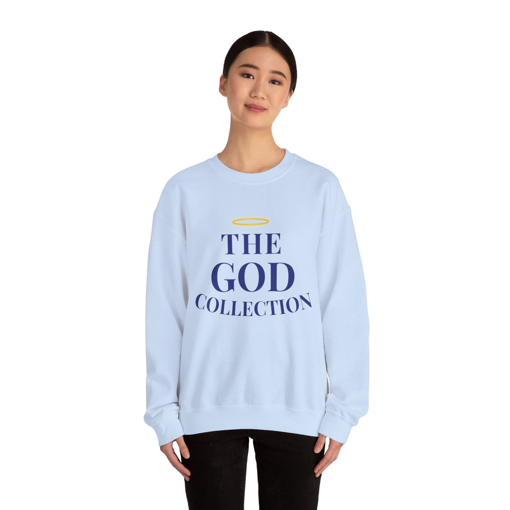 The God Collection sweatshirt | 1 John 4:4 scripture crewneck