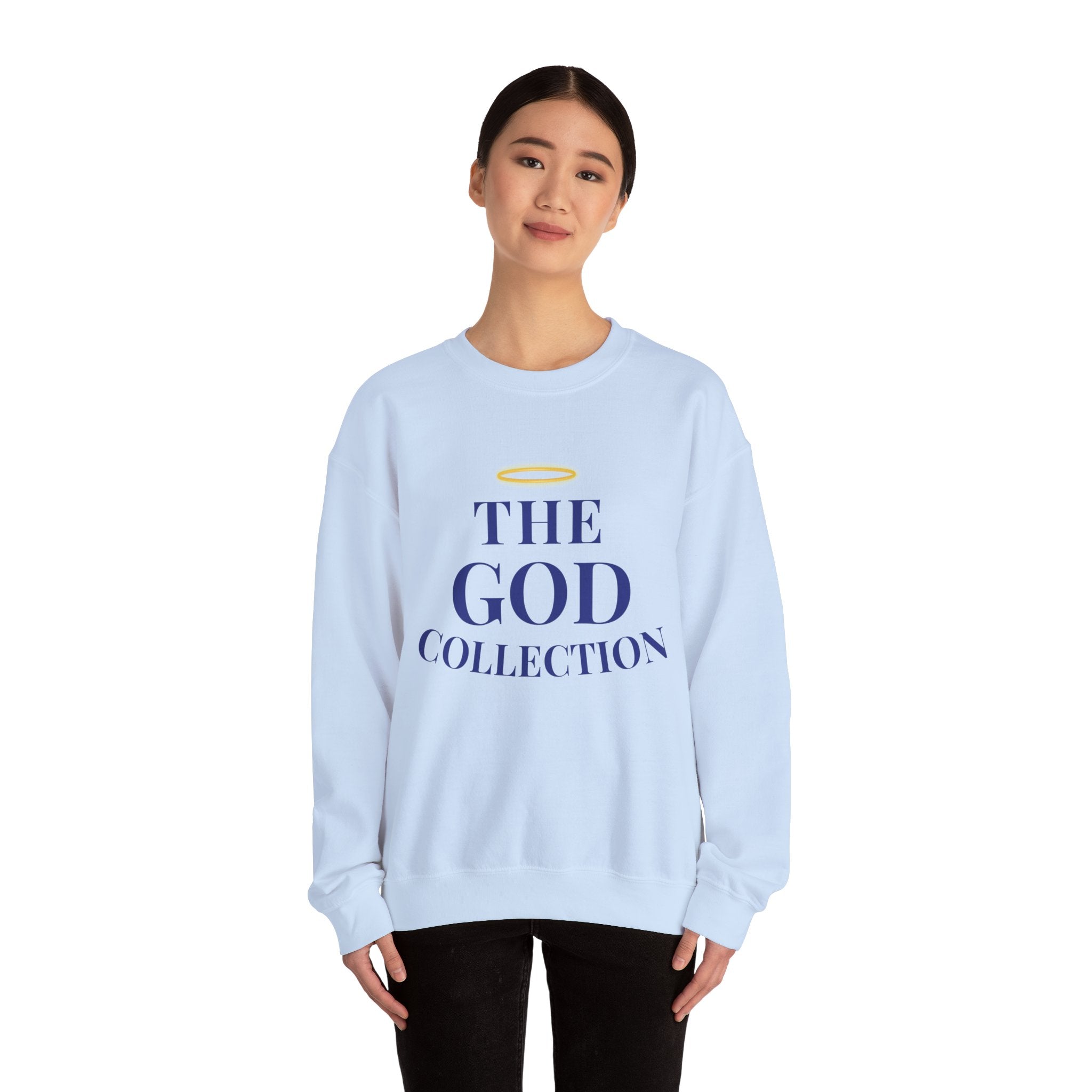 The God Collection sweatshirt | 1 John 4:4 scripture crewneck