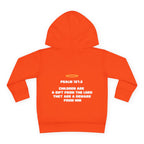 Psalm 127:3 Toddler Hoodie | Halo Graphic Pullover