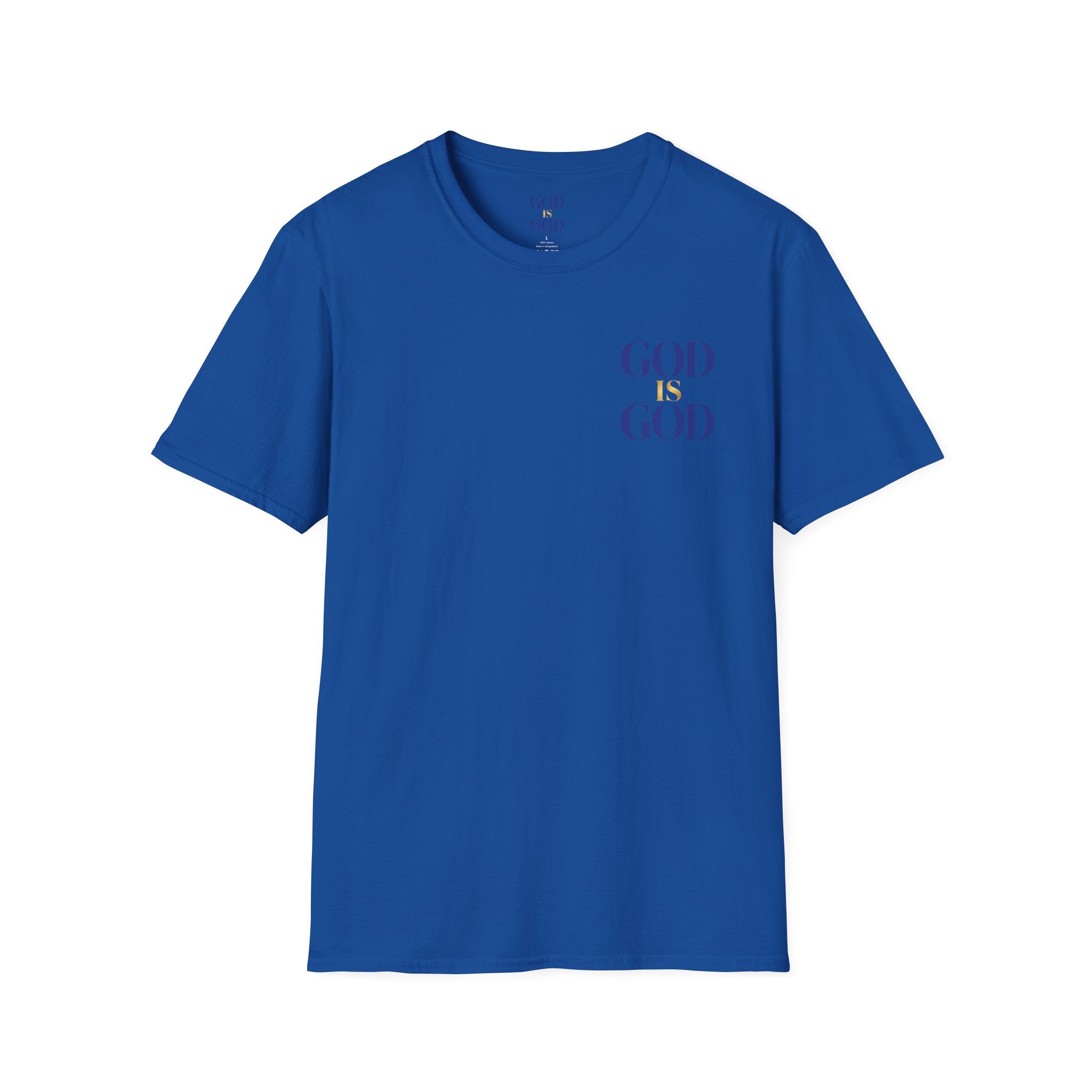 God Is God T-Shirt — Faith Inspired Minimalist Christian Tee