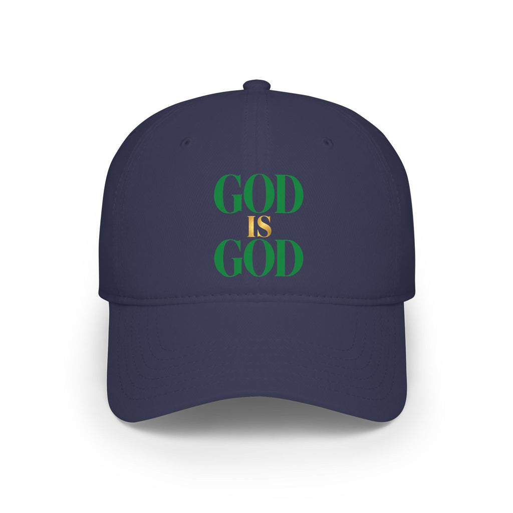 GOD IS GOD  Embroidered Cap — Christian Faith Baseball Hat