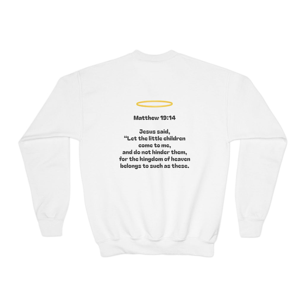 Matthew 19: 14 Youth  Sweatshirt