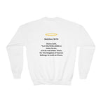 Matthew 19: 14 Youth  Sweatshirt