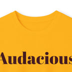 Audacious Long Sleeve Tee — "Audacious in God" Inspirational Faith Shirt