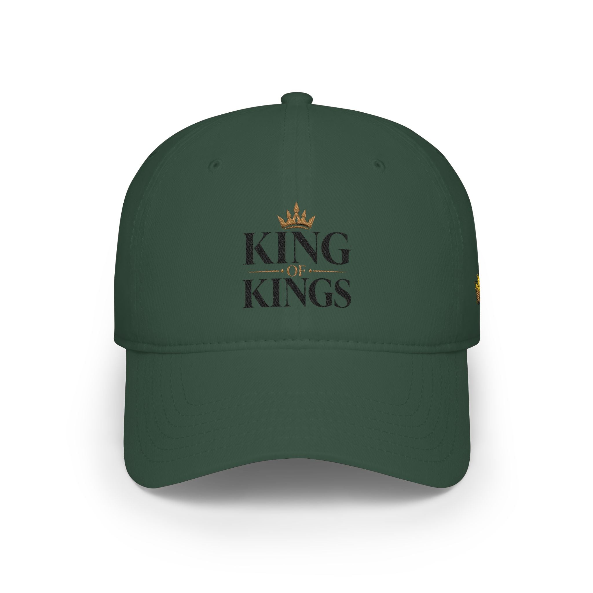 King of Kings Revelation 19:16 Baseball Cap — Embroidered Crown Hat